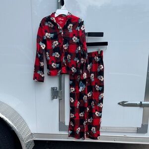 Disney Red and Black Character Pajama Top